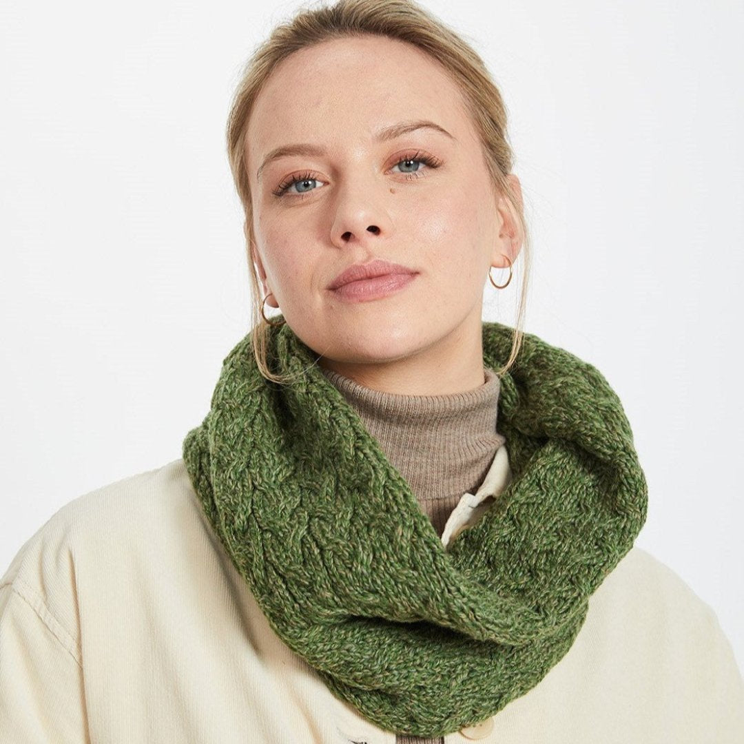 Aran Woollen Mills | Cable Knit Infinity Scarves - 8 colours