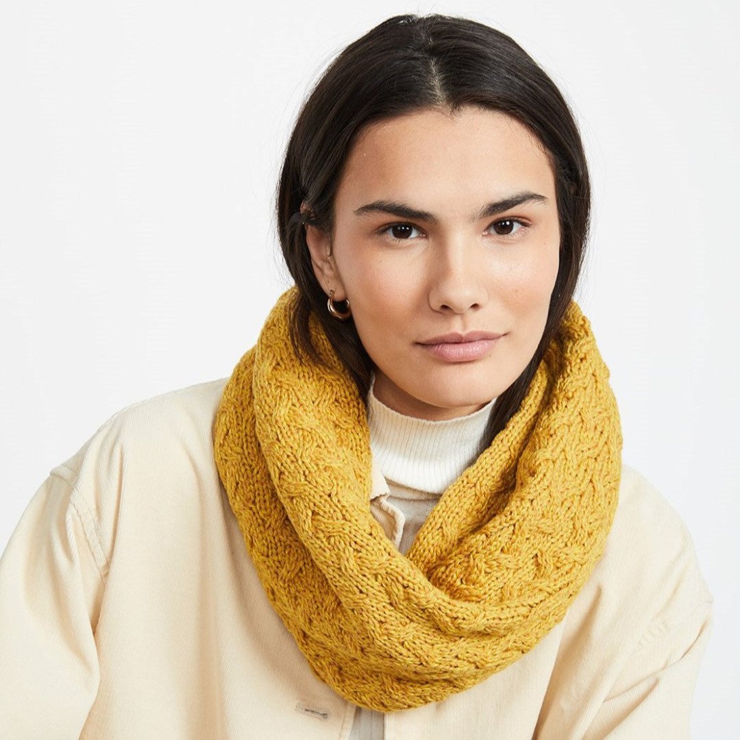 Aran Woollen Mills | Cable Knit Infinity Scarves - 8 colours