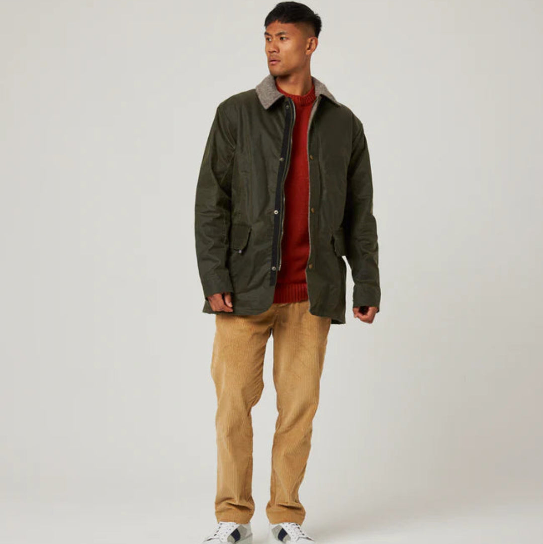 Peregrine | Field Waxed Cotton Jacket - Olive