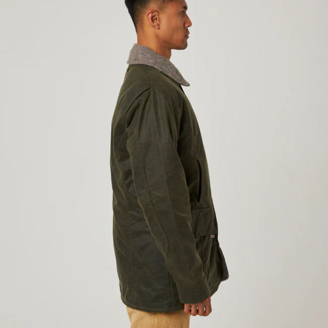 Peregrine | Field Waxed Cotton Jacket - Olive