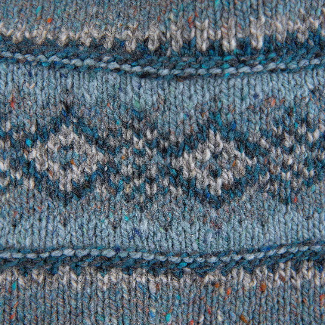 Fisherman Out of Ireland | Fairisle Sweater - Seafoam