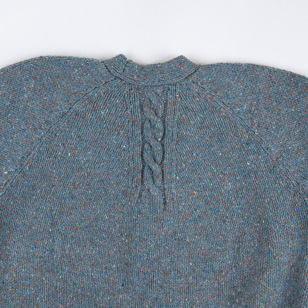 Fisherman Out of Ireland | Raglan Cardigan - Seafoam