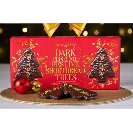 Grandma Wild's | Dark Chocolate Festive Shortbread Trees