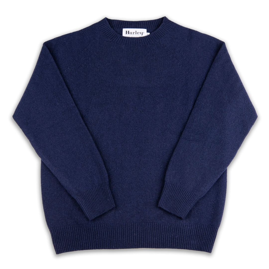 Harley of Scotland | Dorothy Crew Neck Sweater - Notte