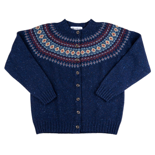 Harley of Scotland | Glenugie High Button Cardigan - Jura