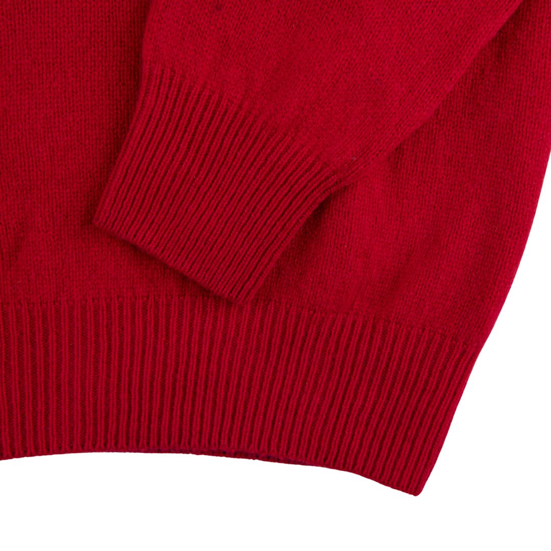 Harley of Scotland | Dorothy Crew Neck Sweater - Cremisi