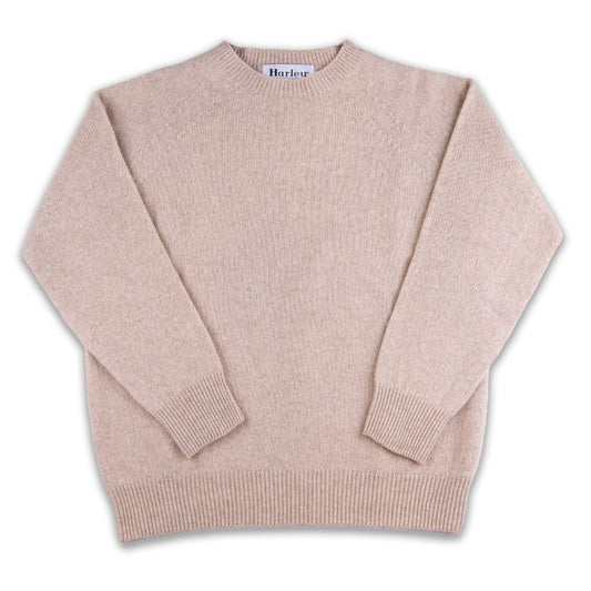 Harley of Scotland | Dorothy Crewneck Sweater - Sabbia