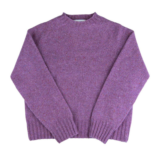 Harley of Scotland | Glenugie Cropped Crew Neck Sweater - Shuna