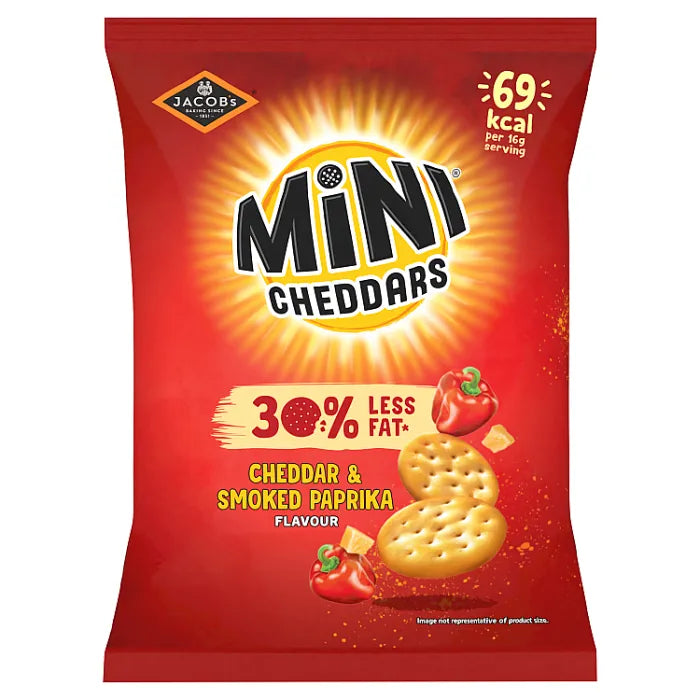 Jacob's | Mini Cheddars - Cheddar & Smoked Paprika 115g