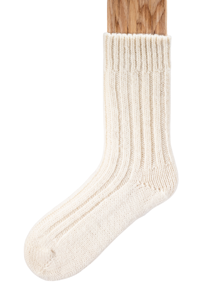 Connemara Jacob Sheep Socks/Off White