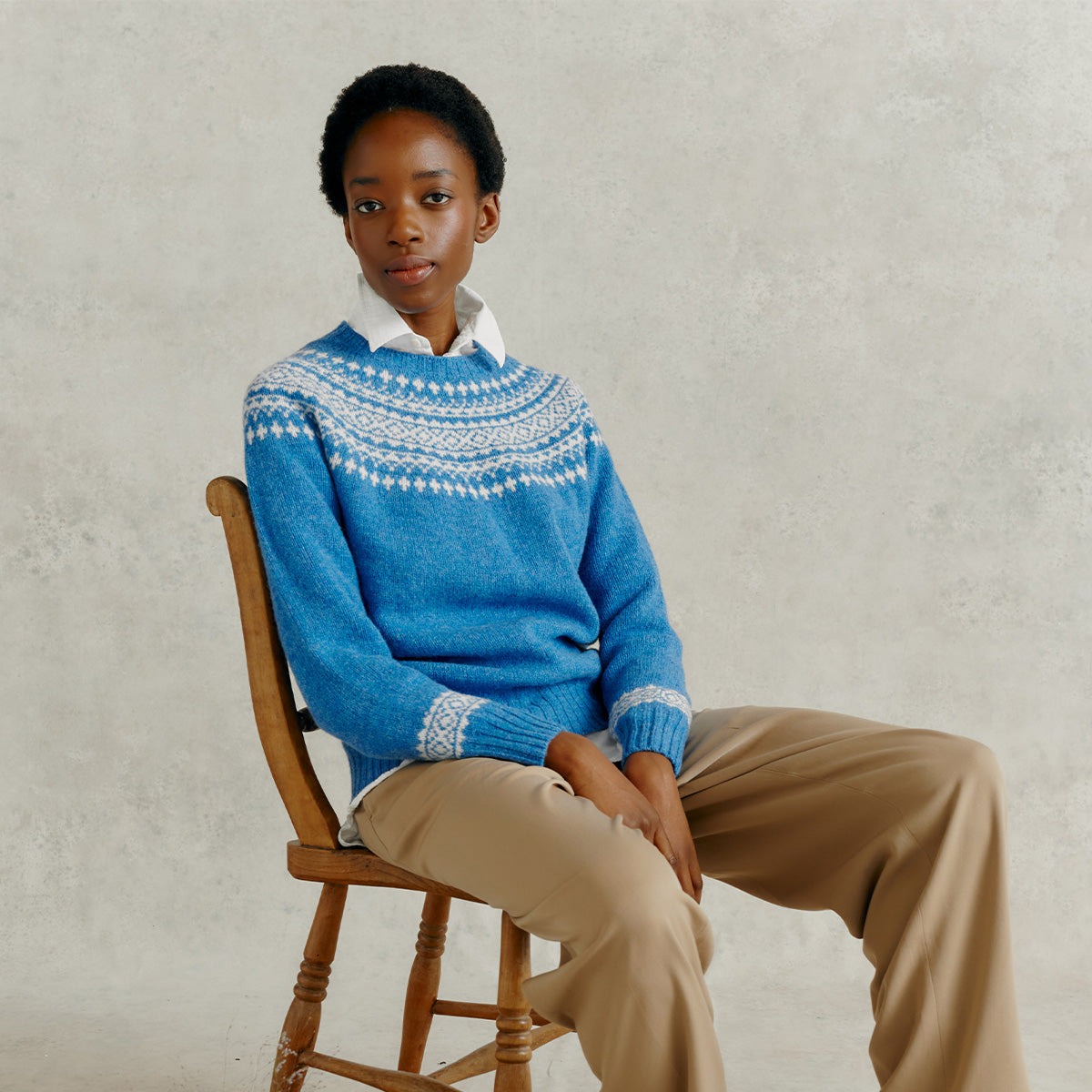 Harley of Scotland | Women's Fair Isle Sweater