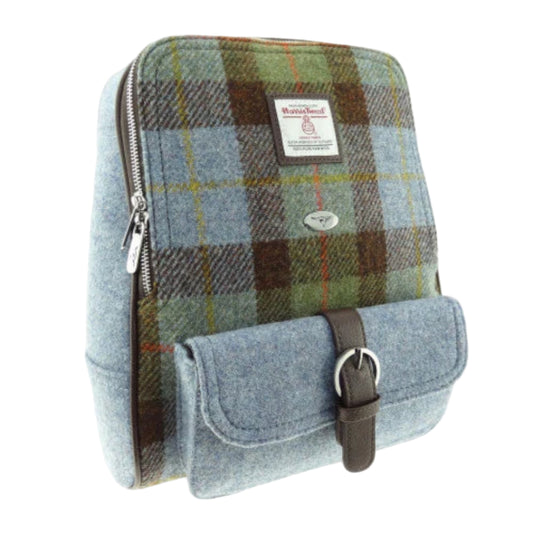 Harris Tweed Naver Backpack - Macleod of Lewis Tartan