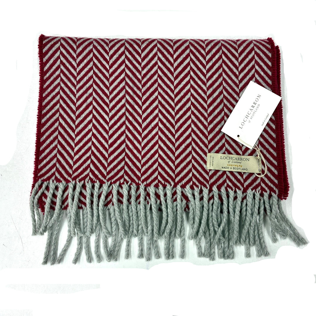 Lochcarron | Barker Scarf - Cranberry