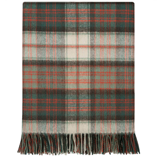 Lochcarron | Tartan Lambswool Blanket - MacDonald Dress Weathered