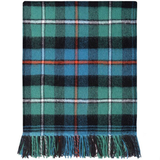 Lochcarron | Tartan Lambswool Blanket - MacKenzie Ancient