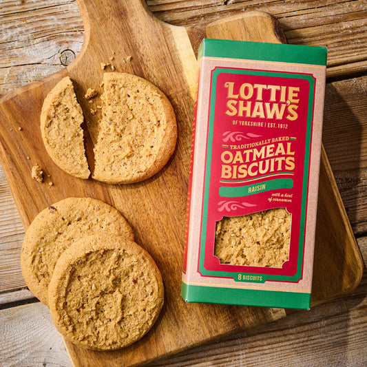 Lottie Shaw's | Oatmeal Raisin Biscuits 180g