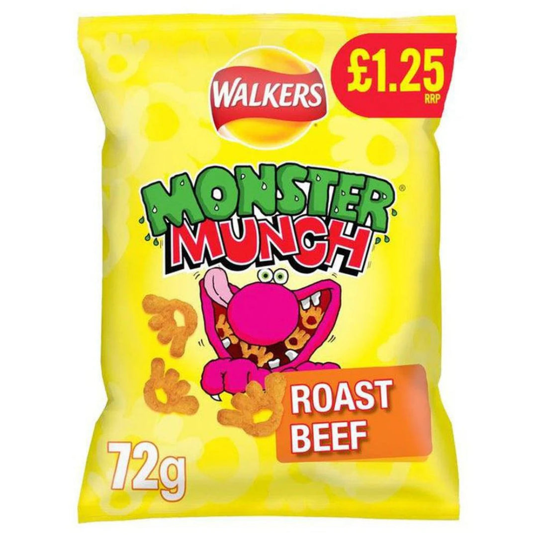 Walkers | Monster Munch | Roast Beef 72g