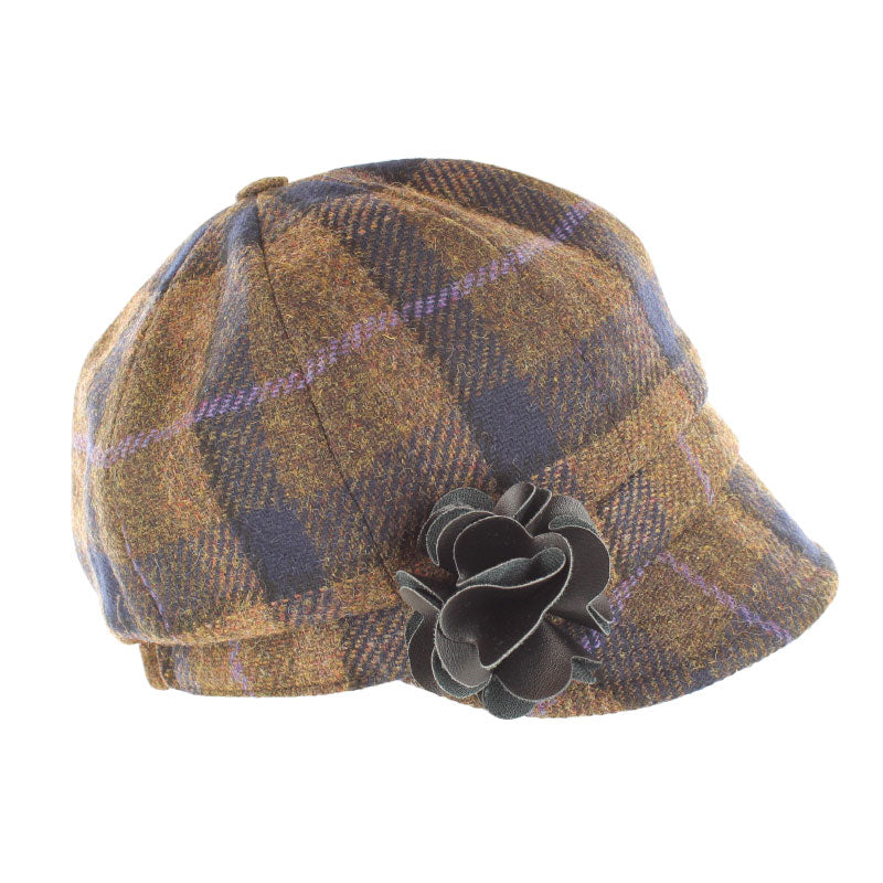 Mucros Weavers | Women's Tweed Newsboy Hat