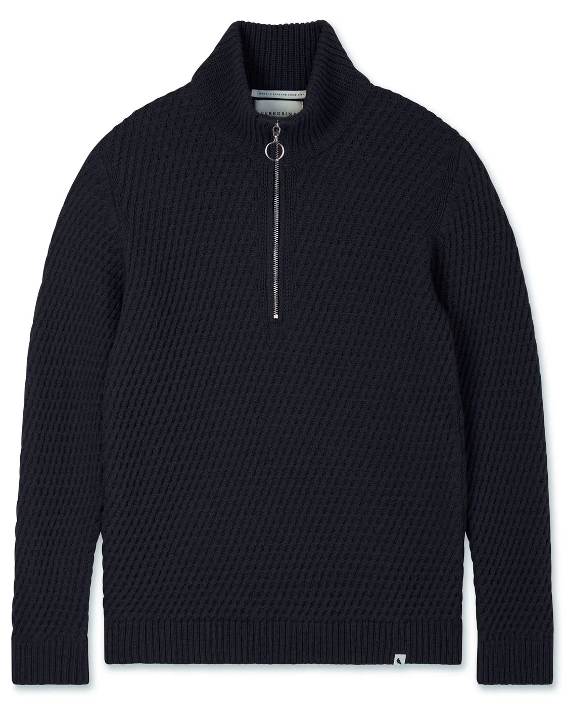 Peregrine | Birchall Quarter-zip Sweater - Navy
