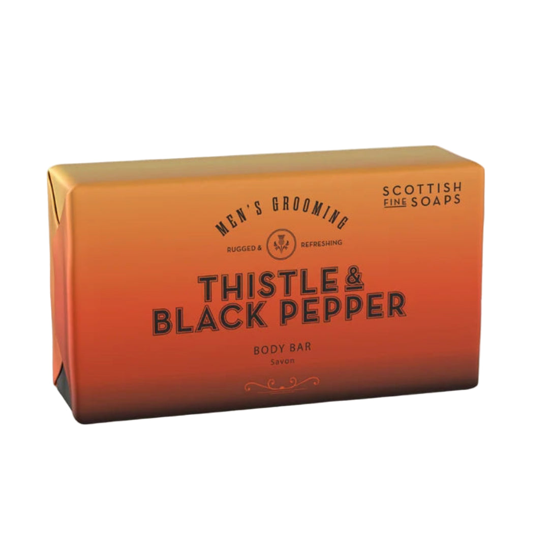 Scottish Fine Soaps | Thistle & Black Pepper Body Bar - 220g