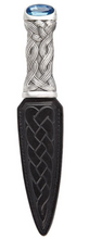 Sgian Dubh | Celtic Design in Pewter with Stone Top