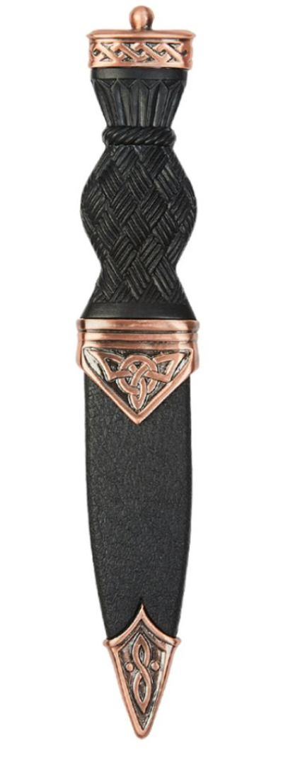 Sgian Dubh | Celtic Design Matte Copper