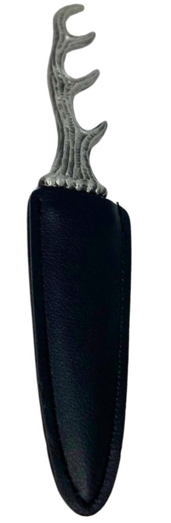 Sgian Dubh | Antler Matte Pewter