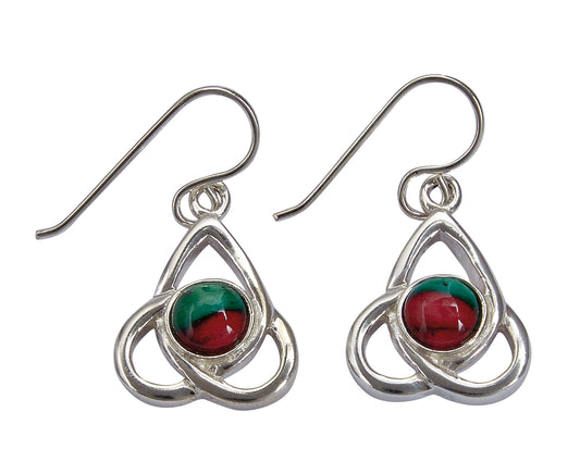 Heathergems | Celtic Silver Earrings