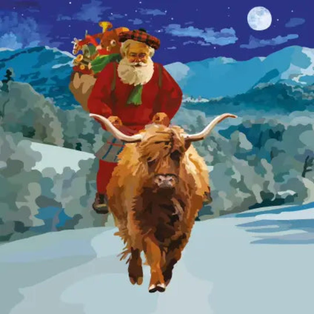 Periodic Society | Santa Landscape Greeting Card