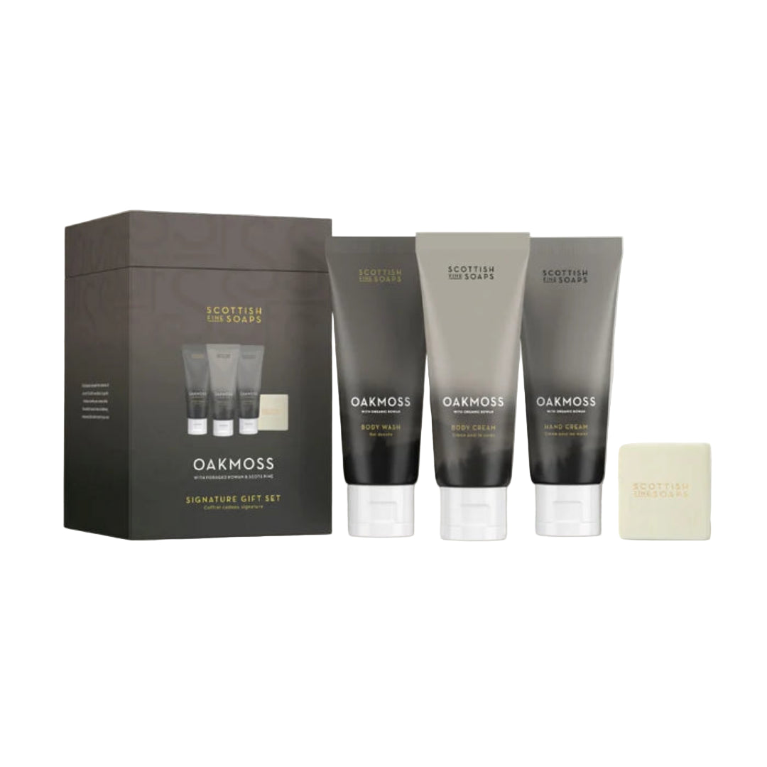Scottish Fine Soaps | Oakmoss Signature Gift Set