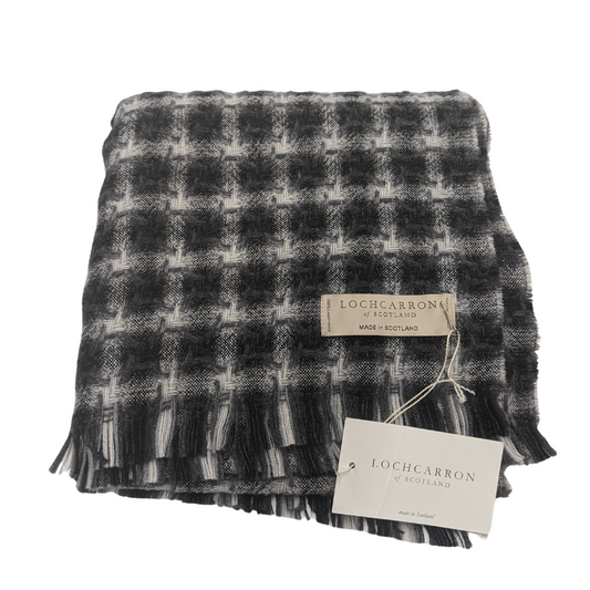 Lochcarron | Scarf Belhevie | Black & White