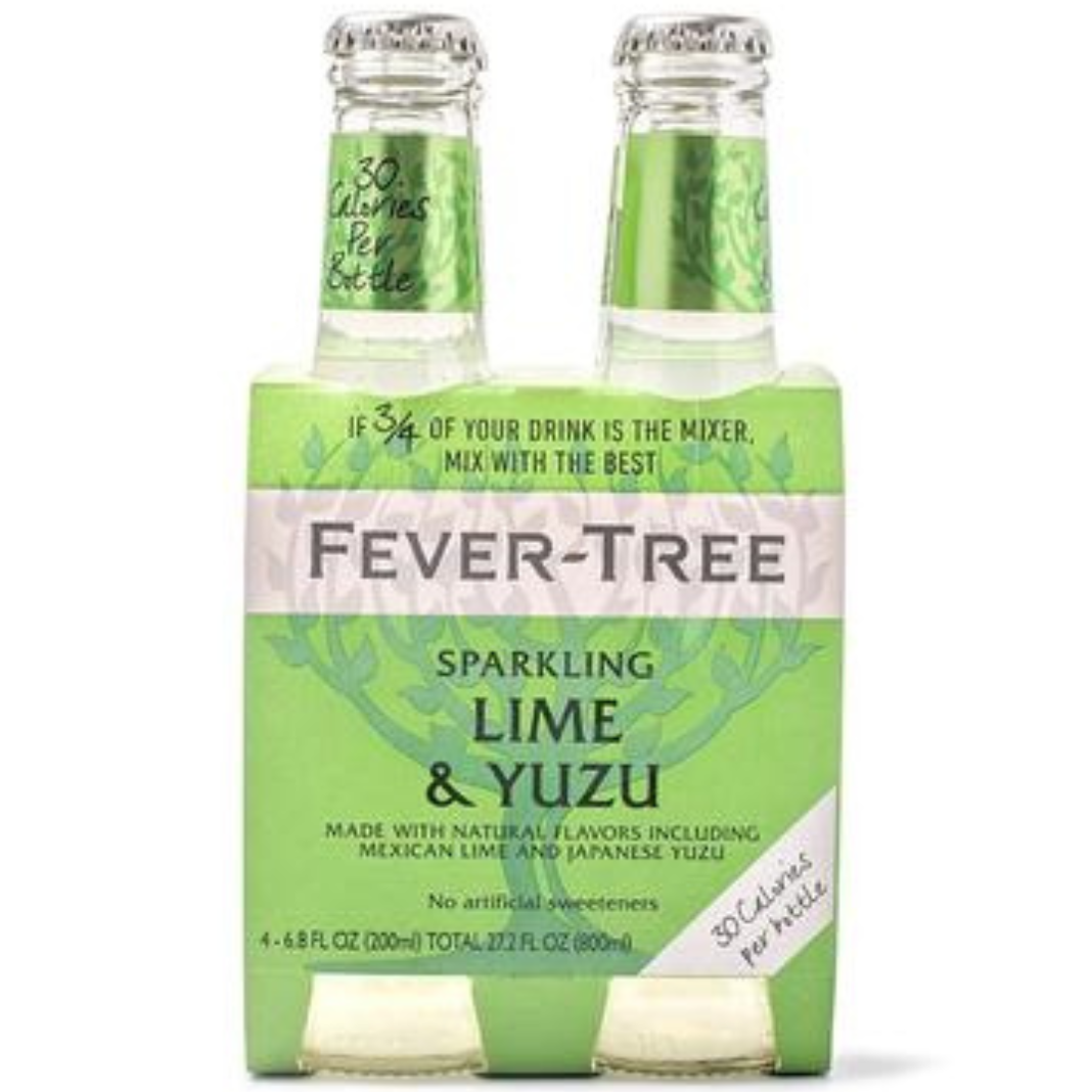 Fever Tree | Lime & Yuzu Tonic Water 4x200mL