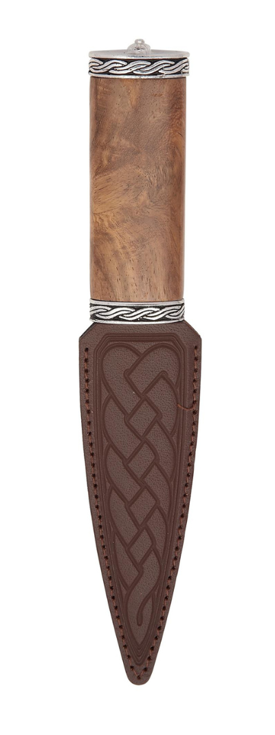 Sgian Dubh | Rosewood hilt with pewter banding