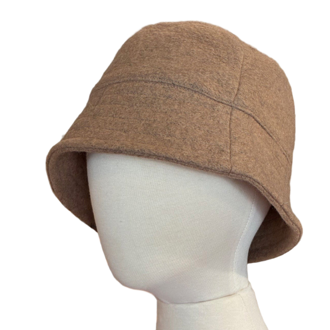Yoko | Felt Bucket Hat | Camel