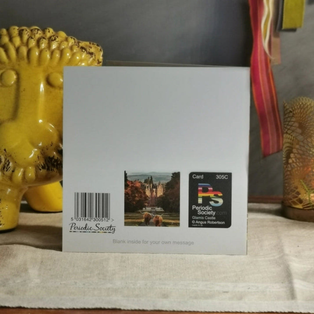Periodic Society | Glamis Castle | Greeting Card