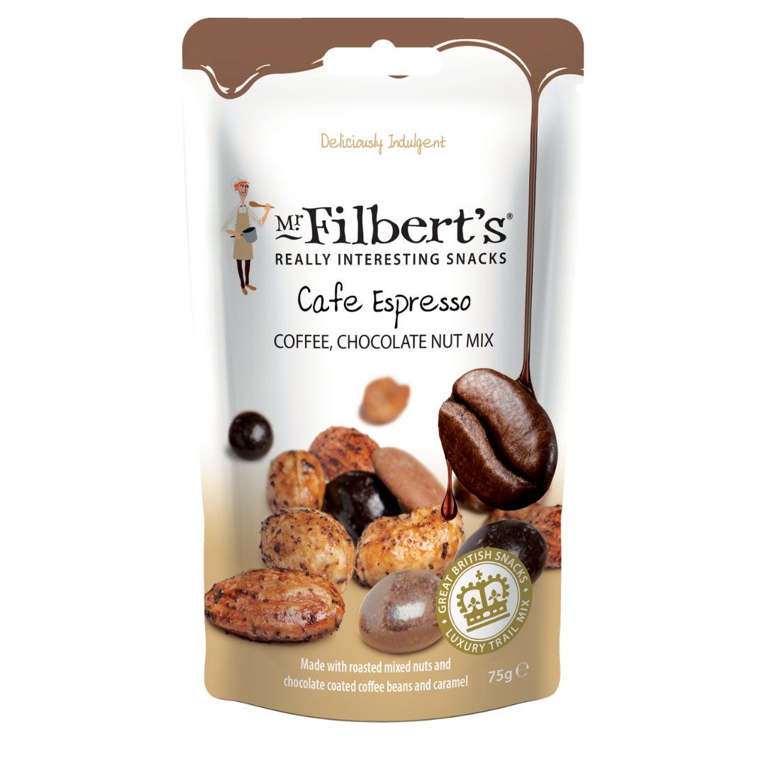 Mr. Filbert`s | Cafe Espresso Coffee & Chocolate Nut Mix 75g