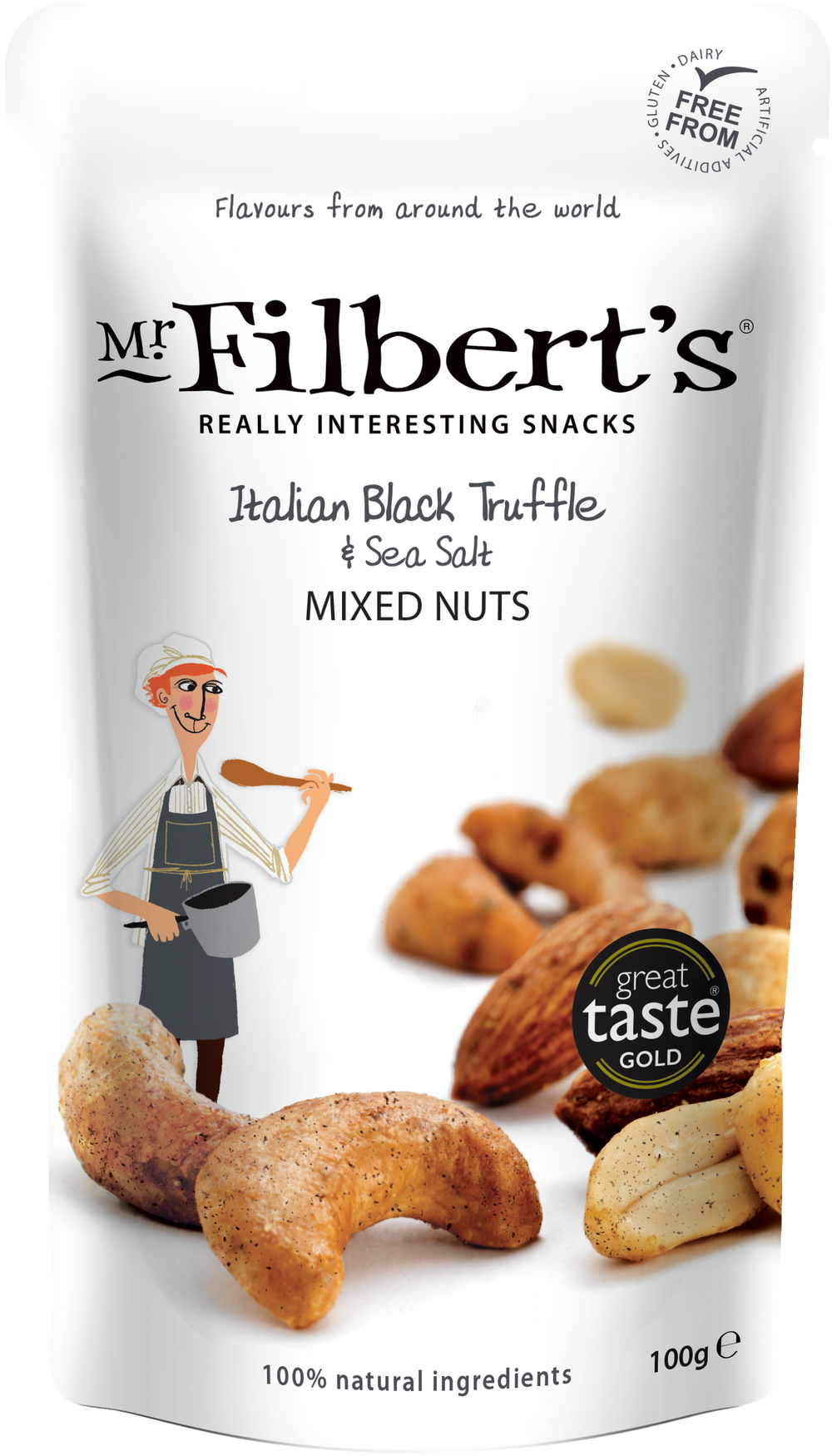 Mr.Filbert's | Italian Black Truffle & Sea Salt 100g

Mr. Filbert`s | Italian Black Truffle & Sea Salt  100g