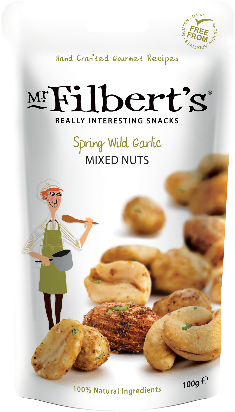 Mr. Filbert`s | Spring Wild Garlic Mixed Nuts 100g