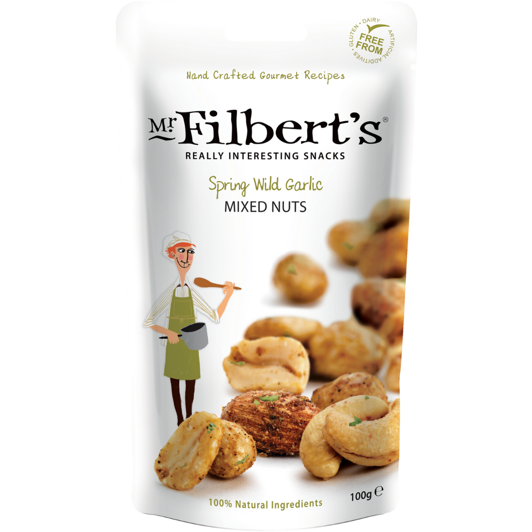 Mr. Filbert`s | Spring Wild Garlic Mixed Nuts 100g