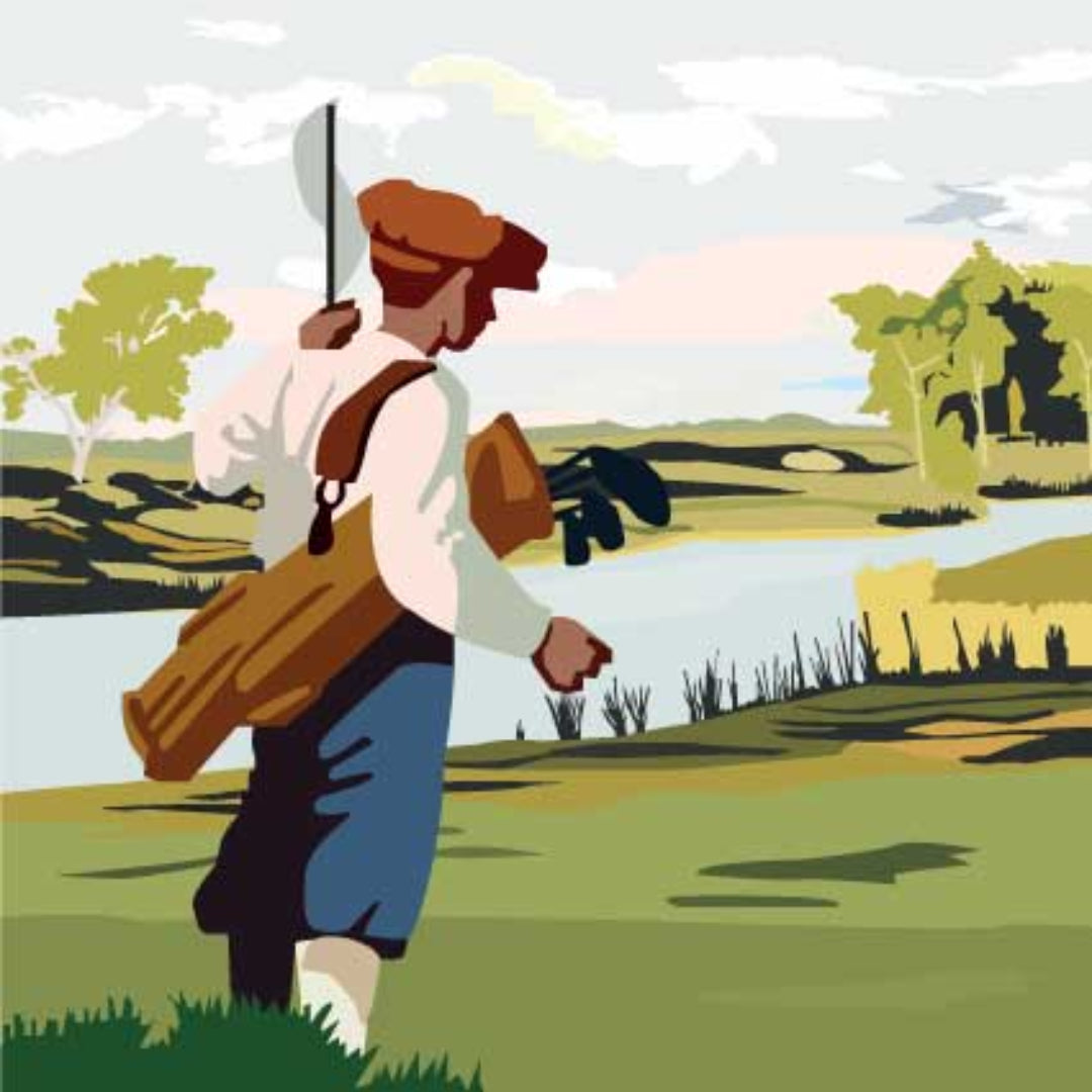 Periodic Society | Golfer Greeting Card