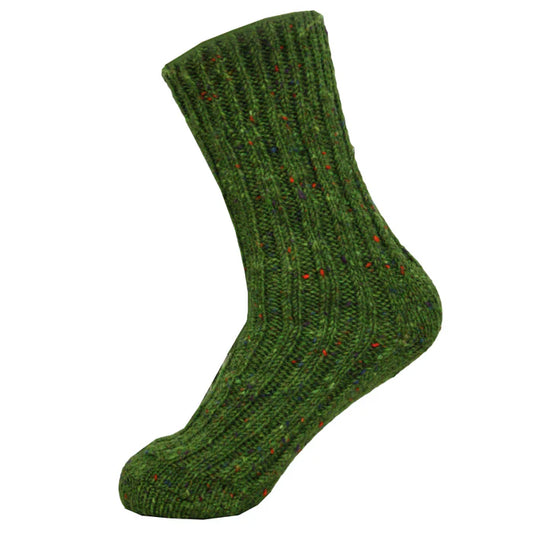 Grange Craft | Country Socks - Green Fleck