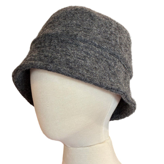 Yoko | Felt Bucket Hat | Grey