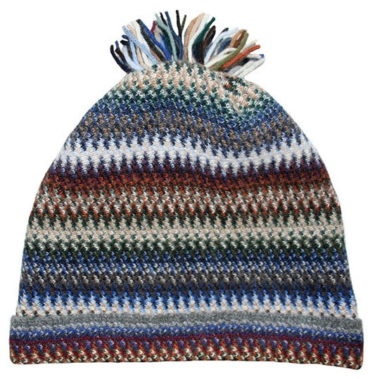 Lochcarron | Zig Zag Hat - Cappuccino