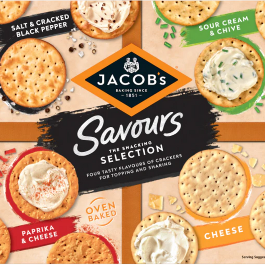 Jacob's |  Assorted Savoury Crackers 250g