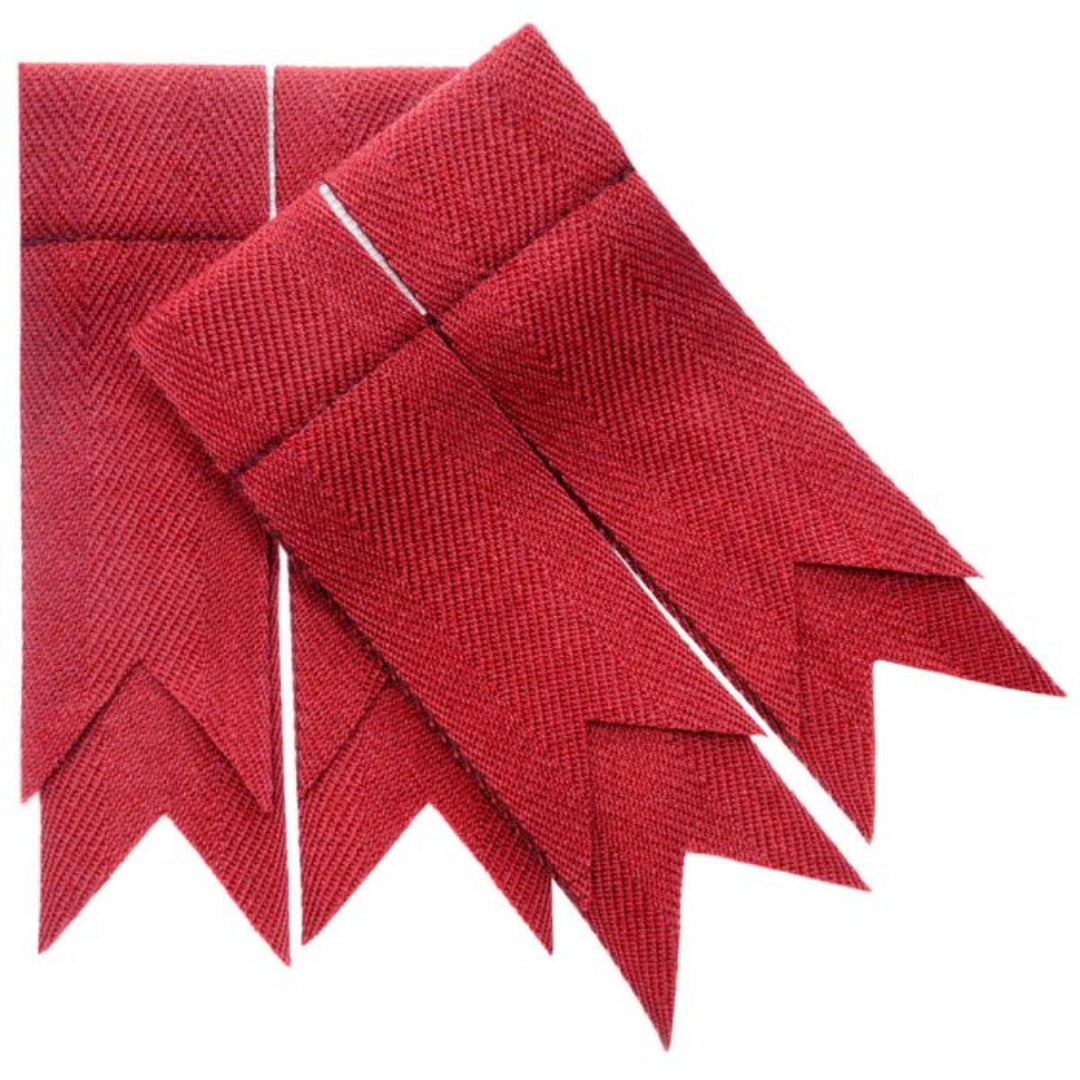 Lochcarron | Garter Flashes - Weathered Red