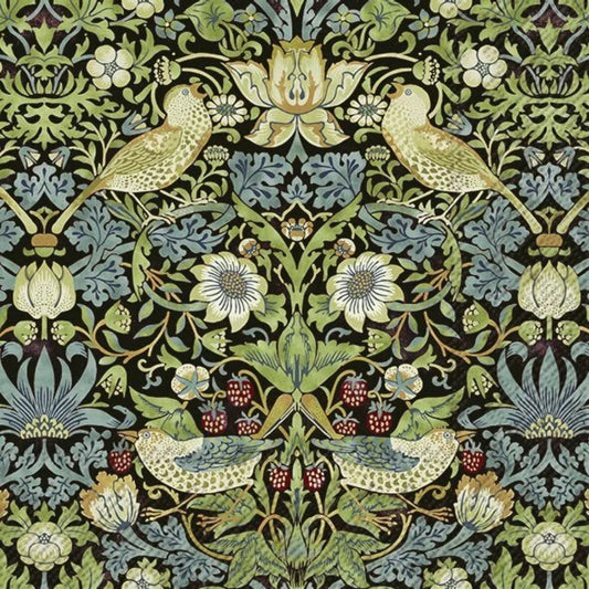 William Morris Strawberry Thief Napkins | Lunch Size