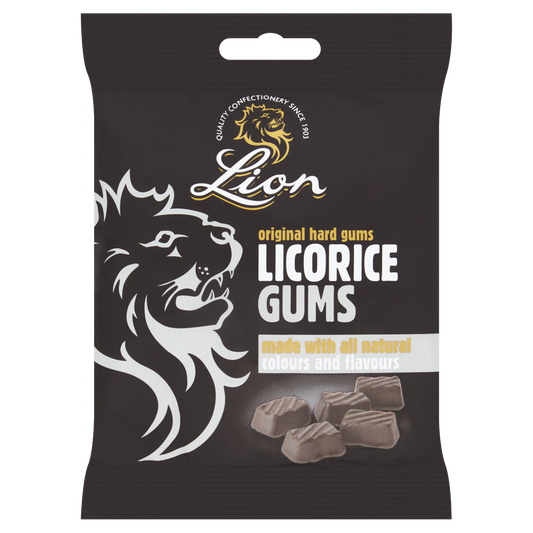 Lion | Hard Gums | Licorice 150g