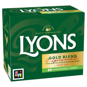 Lyons | Gold Blend Tea Bags - 80 Tea Bags
