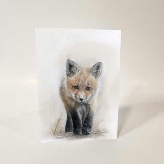Crystal Clarke | "Curiosity" Fox Greeting Card
