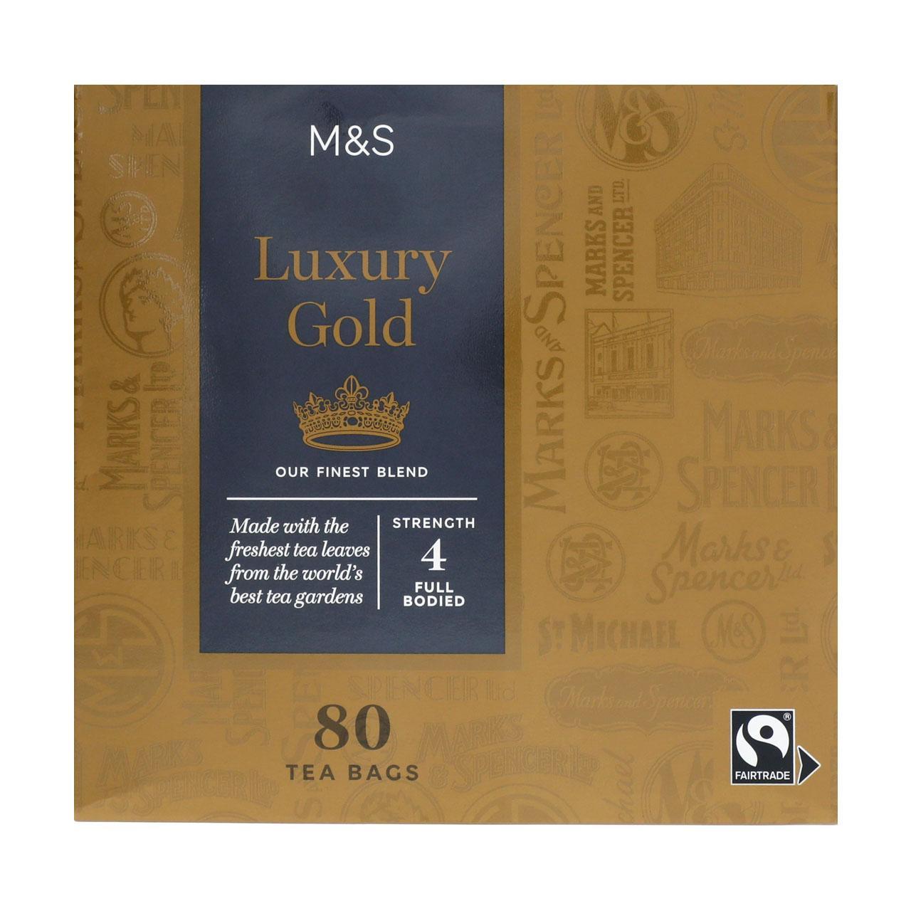 M&S | Luxury Gold Teabags 80